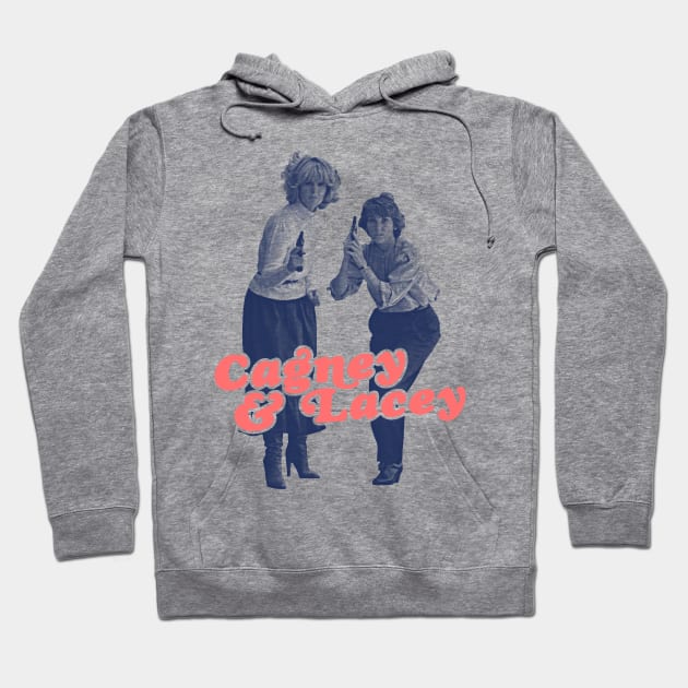 Cagney & Lacey // Retro 80s FanArt Hoodie by darklordpug